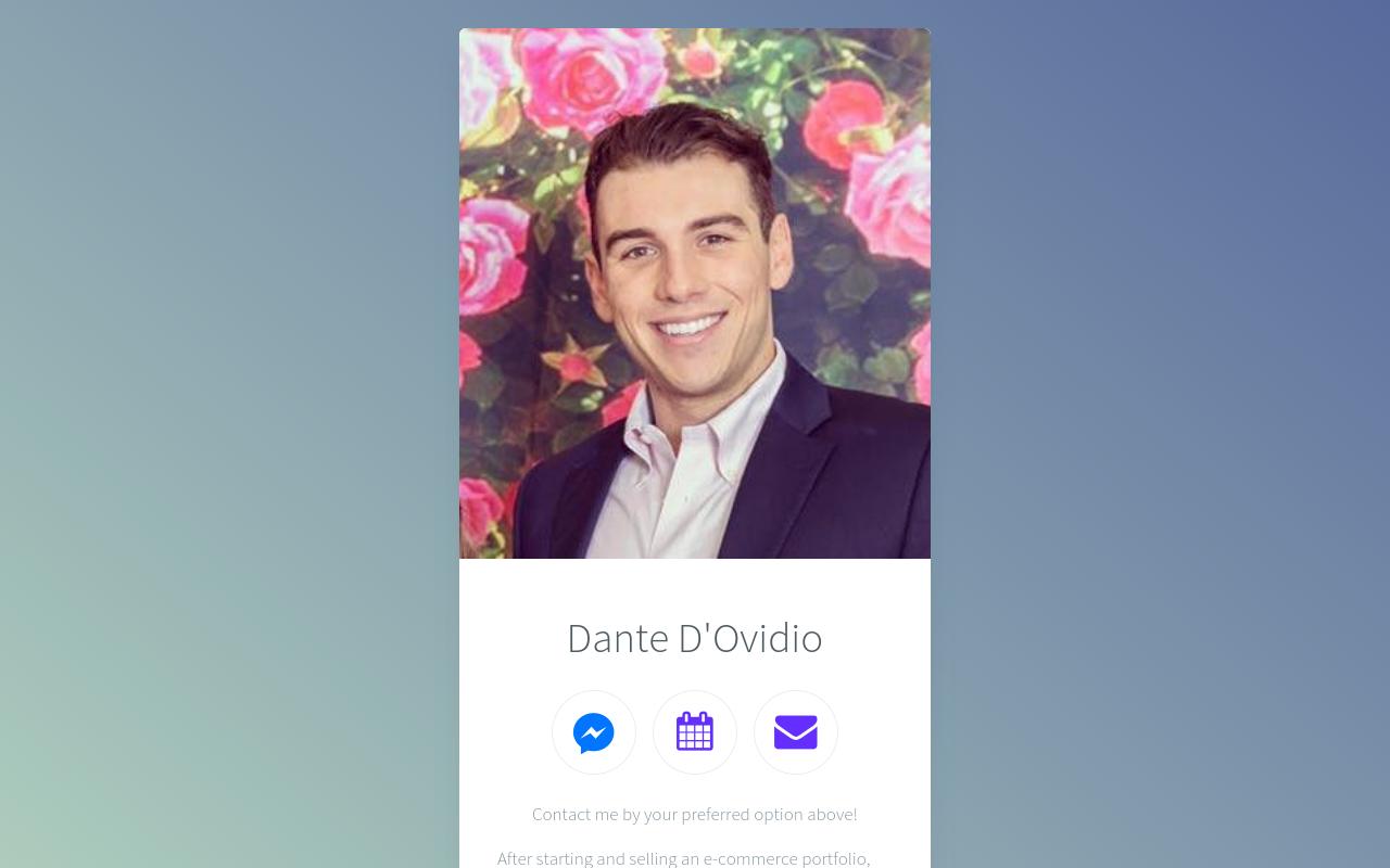 Carrd profile picture for @dante